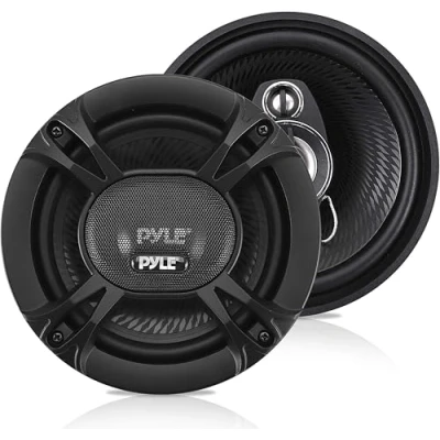 Afbeelding van Pyle 3 Weg Universele Auto Speakers 240 W 13 cm Triaxiale professionele autoprekers geschikt voor montage in voertuigdeur/zijpaneel PL513BK Paar Zwart