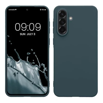 Afbeelding van kwmobile telefoonhoesje geschikt voor Samsung Galaxy A56 5G Hoesje smartphone Back cover in leisteen