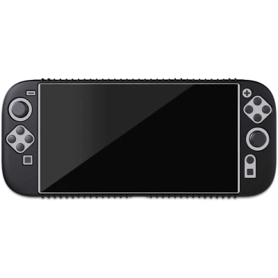 Afbeelding van Zwarte Siliconen Beschermhoes voor Nintendo Switch 2