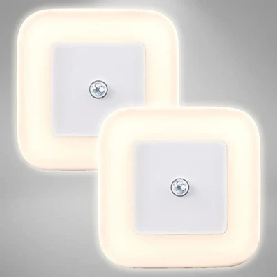 Afbeelding van B.K.Licht Nachtlampjes stekkerlampje met bewegingssensor 3.000 K 6.5cm 2 stuks