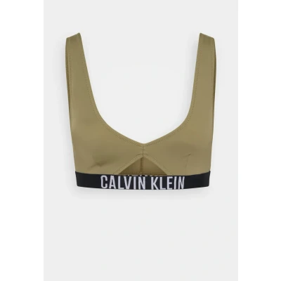 Afbeelding van Calvin Klein Swimwear Bralette NEW Bikinitop, Dames, Maat: Small, Dusky green