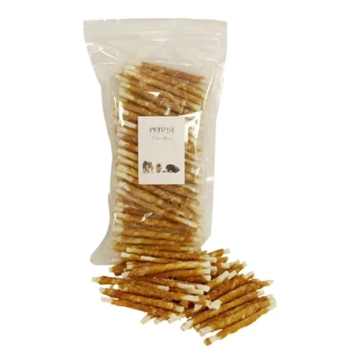 Afbeelding van Petstyle Living Gedraaide Stick Met Kip 12,5 CM (100 STUKS)