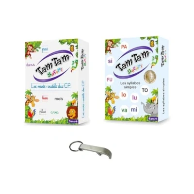 Afbeelding van Tam Set Eenvoudige lettergrepen + Toolwoorden CP Franse versie 1 blumie decaps (eenvoudige gereedschap)