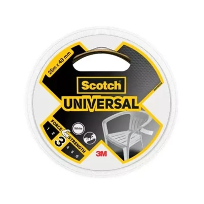 Afbeelding van Scotch ducttape Universal, ft 48 mm x 25 m, wit