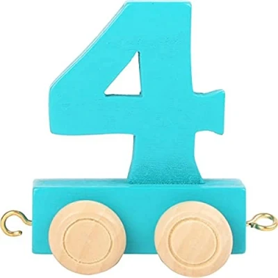 Afbeelding van small foot Coloured Numbers Train 4