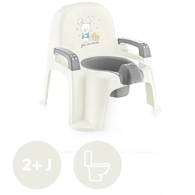 Afbeelding van Babyjem Babypotje White/Grey