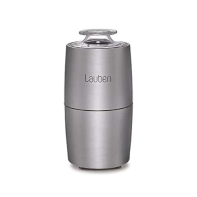 Afbeelding van Lauben Grinder 200ST Elektrische koffiemolen, roestvrijstalen behuizing, 200 W, kruidenmolen, slagmes, inhoud 50 g, volledig koperen motor, maalcontainer en mes van