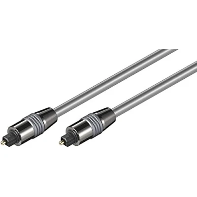 Afbeelding van Digitale optische Toslink audio kabel 6mm / zilver 1 meter