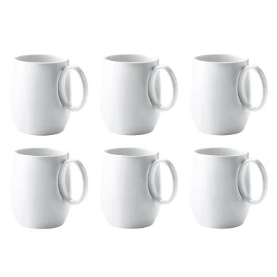 Afbeelding van Medard de Noblat Yaka White Mok 40 cl (set van 6)