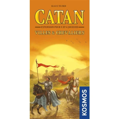 Afbeelding van Asmodee Kosmos, Catan Extension : Villes et Chevaliers 5/6 Joueurs (Edition 2022), Jeu de société, A partir 10 Ans, 5 à 6 Joueurs, 90 Min