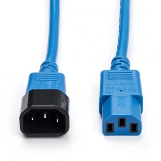 Afbeelding van ACT AK5109 Stroomkabel 230V C13/C14 Blauw 1,2 meter
