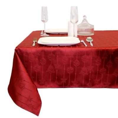 Afbeelding van Unique Living Tafelkleed Raula Red 145x200cm