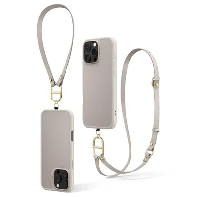Afbeelding van Spigen Cyrill Kajuk Mag Hoesje Geschikt voor Apple iPhone 16 Pro Back Cover Compatibel met MagSafe Classic Charm Cream