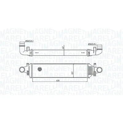 Afbeelding van MAGNETI MARELLI 351319205420 Intercooler MERCEDES BENZ: CLA Coupe
