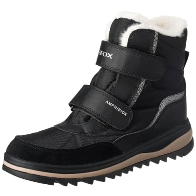 Afbeelding van Geox J Adelhide B AB Snowboots voor kinderen, Maat: 31, Black Textiel/ synthetisch
