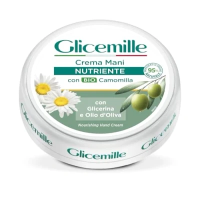 Afbeelding van Glicemille Voedende handcrème met biologische kamille, glycerine en olijfolie, 100 ml