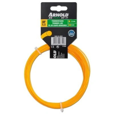 Afbeelding van Trimmerdraad rond 1.3 mm x 15 m Geel