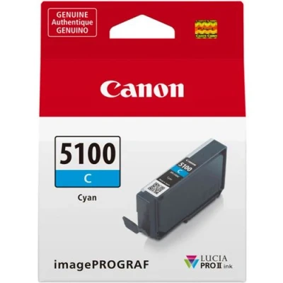 Afbeelding van Canon PFI 5100 C inktcartridge 1 stuk(s) Origineel Cyaan