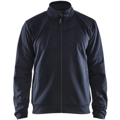 Afbeelding van Blaklader Service sweatshirt met rits 3362 2526 Donker marineblauw/Zwart 4XL