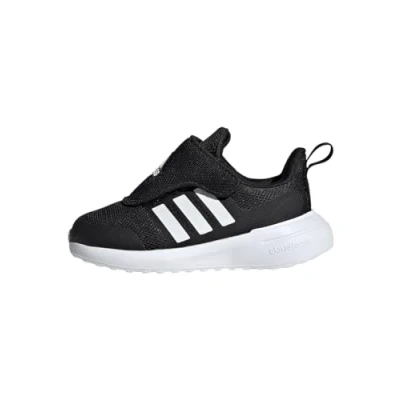 Afbeelding van adidas Performance Fortarun Hardloopschoenen neutraal voor kinderen, Maat: 21, Core black/footwear white Textiel
