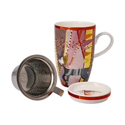 Afbeelding van Goebel Rosina Wachtmeister Thee Mok Sottosopra Beker porselein 450ml