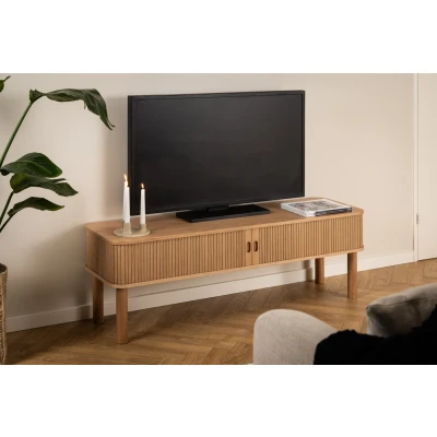 Afbeelding van Tv meubel Naturel MDF 140x40x45cm Rustam Giga Living