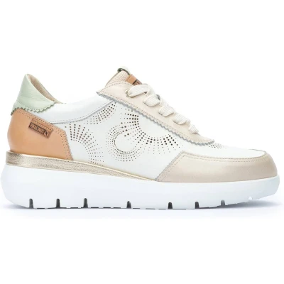 Afbeelding van Pikolinos Sneakers laag, Dames, Maat: 36, White Leer