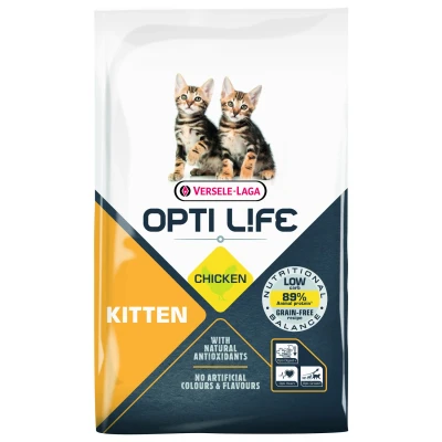 Afbeelding van Opti Life Cat Kitten Kip Kattenvoer 7.5 kg