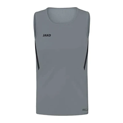 Afbeelding van JAKO Challenge Tanktop voor kinderen, uniseks, steengrijs/zwart