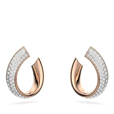 Afbeelding van Swarovski Oorbellen, Dames, Maat: One Size, White