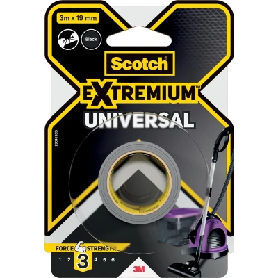 Afbeelding van Scotch ducttape Extremium Universal, ft 19 mm x 3 m, zwart
