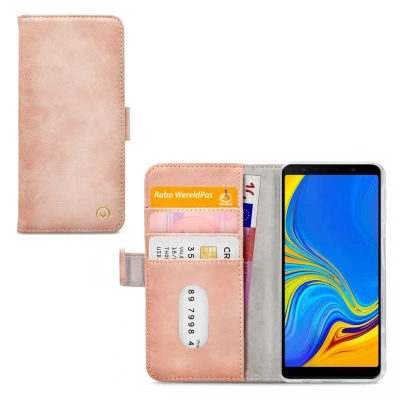 Afbeelding van Mobilize Elite Gelly Wallet Book Case Samsung Galaxy A7 2018 Soft Pink