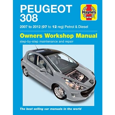 Afbeelding van Peugeot 308 Petrol &amp; Diesel (07 12) Haynes Repair Manual