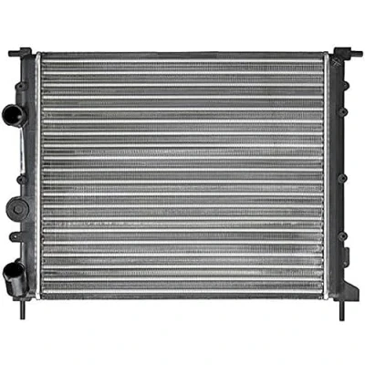 Afbeelding van MAHLE ORIGINAL CR 449 000P Radiateur voor voertuigen zonder airco 430 378 28 Koelribben mechanisch gelast RENAULT: CLIO 2, Kangoo I Express