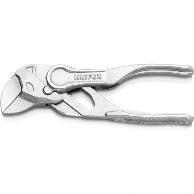 Image de KNIPEX 86 04 100 BK clé XS pince et en un seul outil surfaces rugueuses gaufrées chromées mm