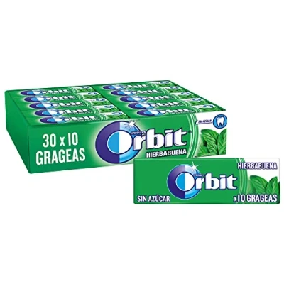 Image de Original WRIGLEY&#039;S Orbit chewing gum Lot de 15 paquets Fresh Stock (menthe verte)