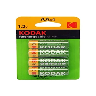 Image de KODAK Piles rechargeables Ni MH AA / LR06 2100 mAh pack de 4
