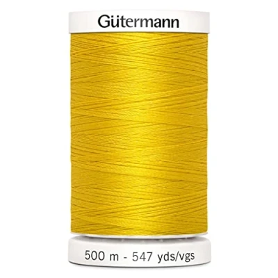 Afbeelding van Gutermann Naaigaren polyester, 500 m, goudgeel (0106) 5,5 x 3 cm