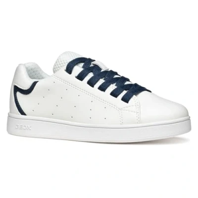 Afbeelding van Geox J Eclyper Boy B Sneakers voor jongens, Wit/Navy Blauw