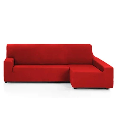 Afbeelding van Martina Home Tunez Hoekbankhoes, rechte armleuning, rood