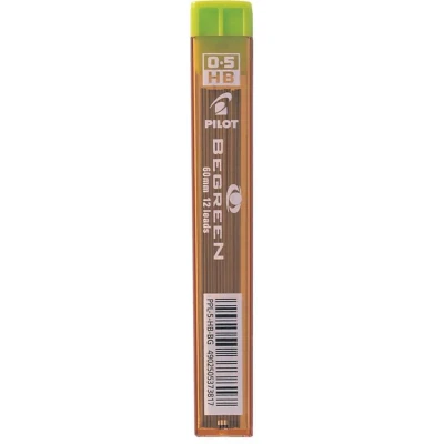 Afbeelding van Pilot Begreen 0.5mm HB Potloodvullingen 12 stuks