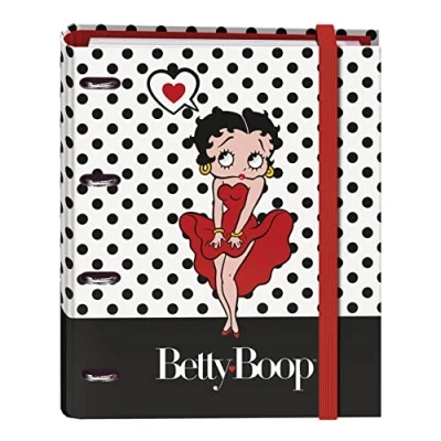 Afbeelding van Dohe Reservemap A4 ringen 35 mm Betty Boop