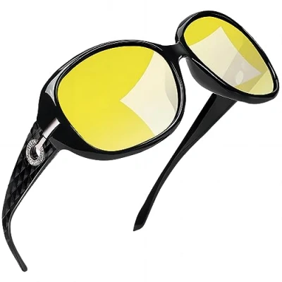 Afbeelding van Joopin Vintage Dameszonnebril, gepolariseerd, grote oversized zonnebril, UV400, klassieke zonnebril