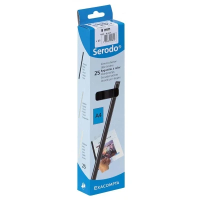 Image de Serodo Exacompta Boîte de 25 baguettes à relier 3mm Capacité 30 feuilles Ivoire