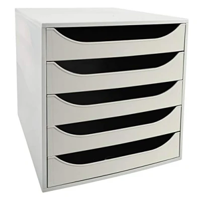 Afbeelding van Exacompta Office Ecobox ladenset 348 x 284 290 mm Grijs