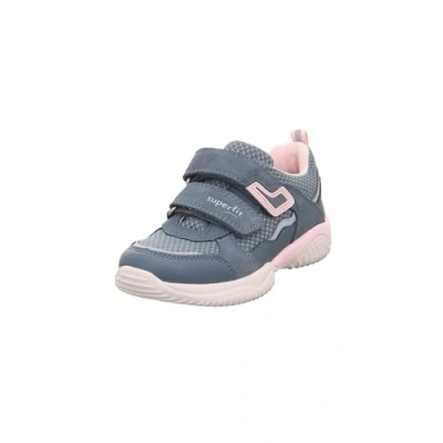 Afbeelding van Superfit Storm Sneakers laag voor kinderen, Maat: 37, Blau/rosa Leer/ synthetisch