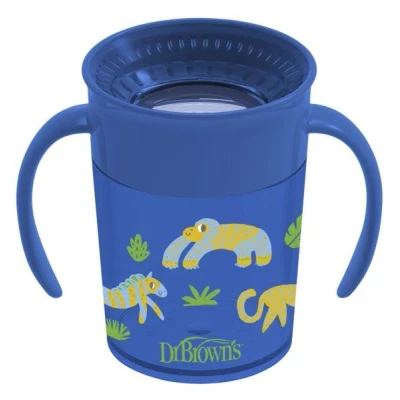 Afbeelding van Dr. Brown Dr Browns Cheers 360 Drinkbeker 6+ maanden Blauw 200ml