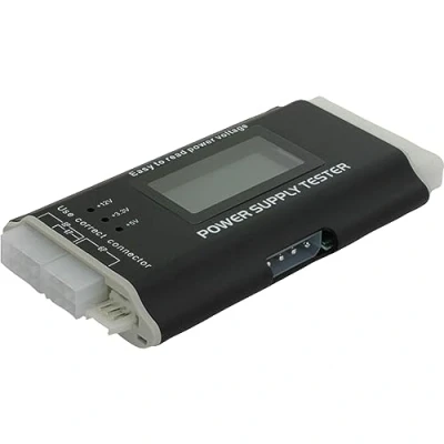Image de Delock Testeur d&#039;alimentation avec ecran LCD.