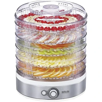 Afbeelding van Silva Homeline DA 401 Inox 427000 Voedseldroger Wit,