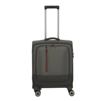 Afbeelding van Travelite Crosslite 5.0 4w Trolley S dark olive Zachte koffer